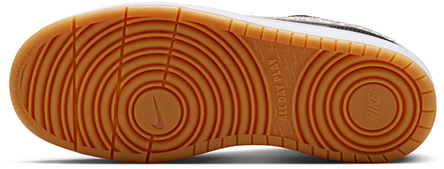 Nike Kids' Court Borough Low Cheetah Shoes - view number 6