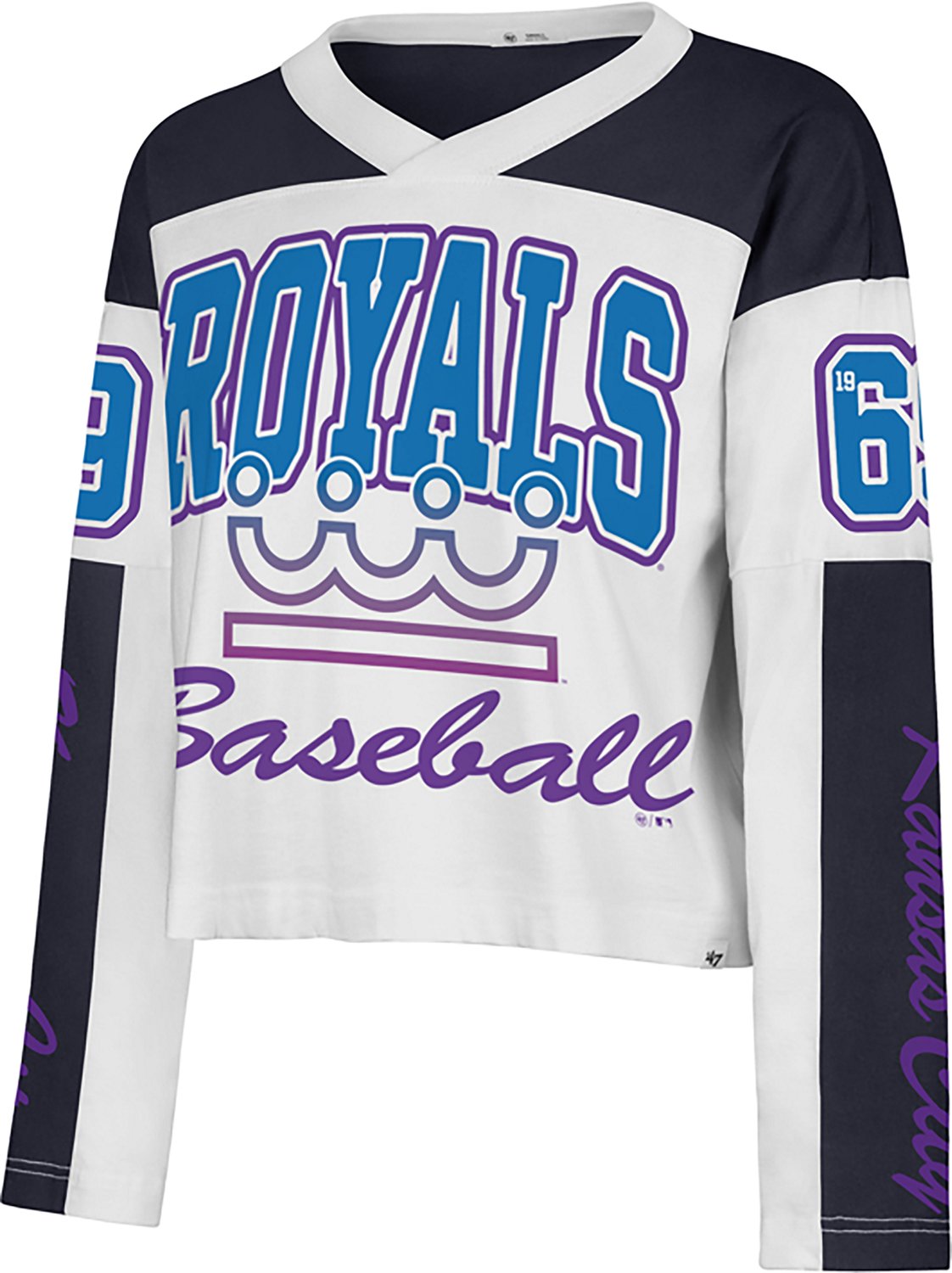 '47 Kansas City Royals Women's City Connect Exclamation Metro Jersey T-shirt