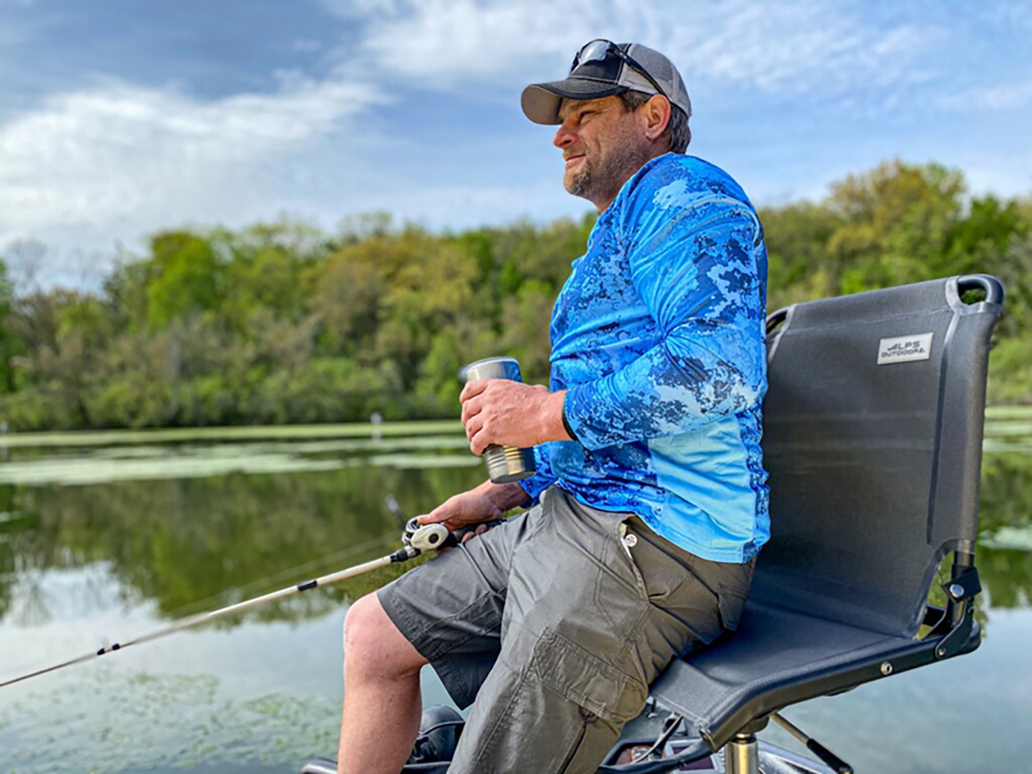 ALPS Outdoorz Cast-N-Blast Universal Boat Seat