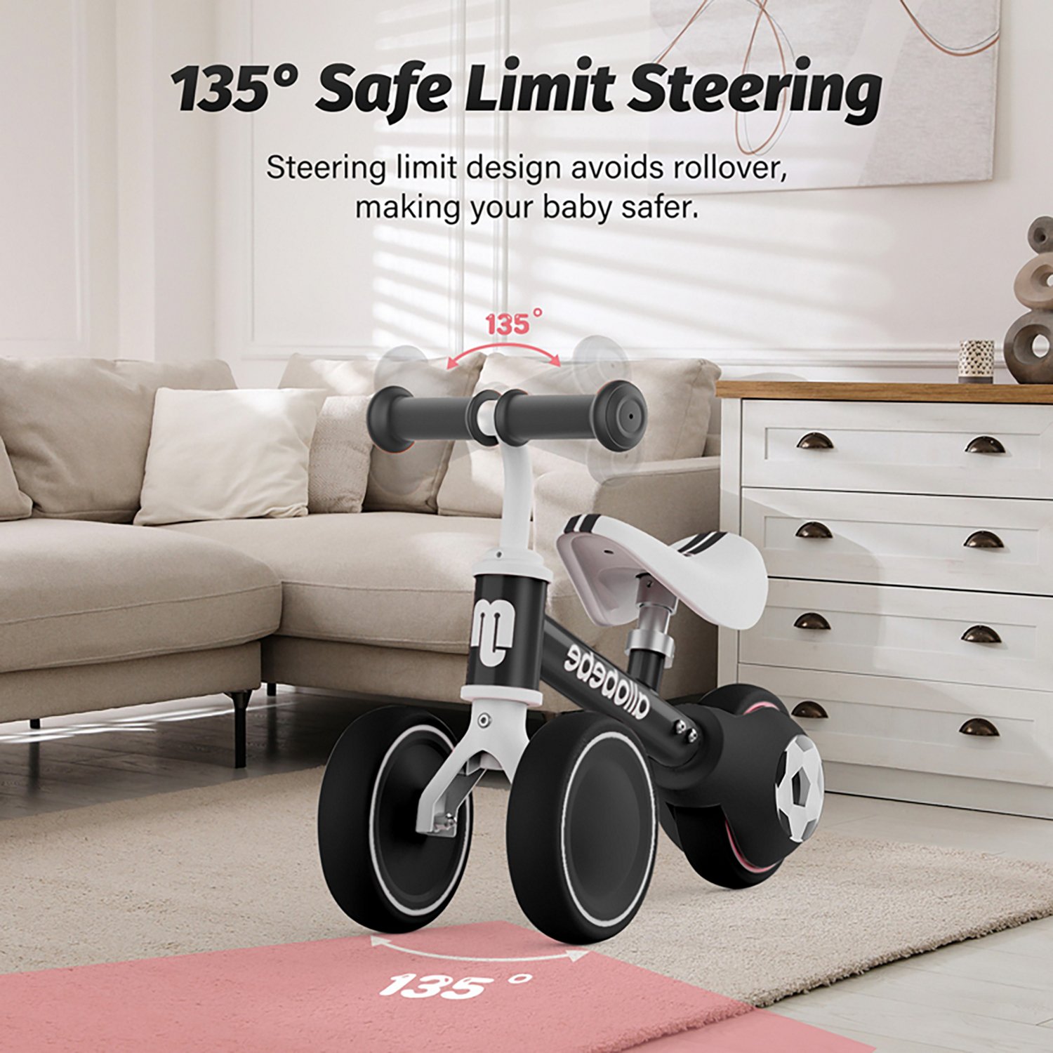 Allobebe Kids' 6" Adjustable 3-Wheel Balance Bike - view number 2