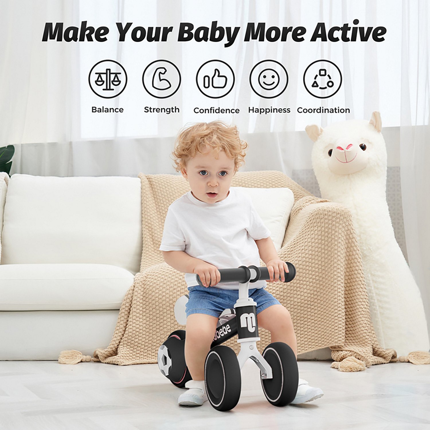 Allobebe Kids' 6" Adjustable 3-Wheel Balance Bike - view number 3