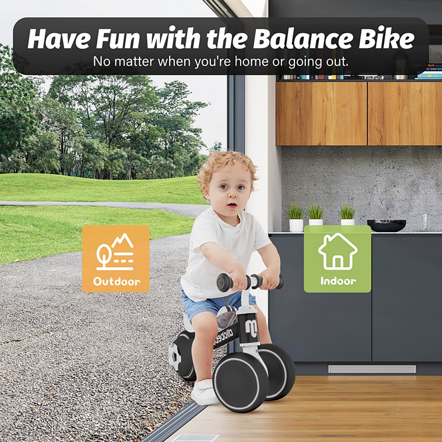 Allobebe Kids' 6" Adjustable 3-Wheel Balance Bike - view number 7