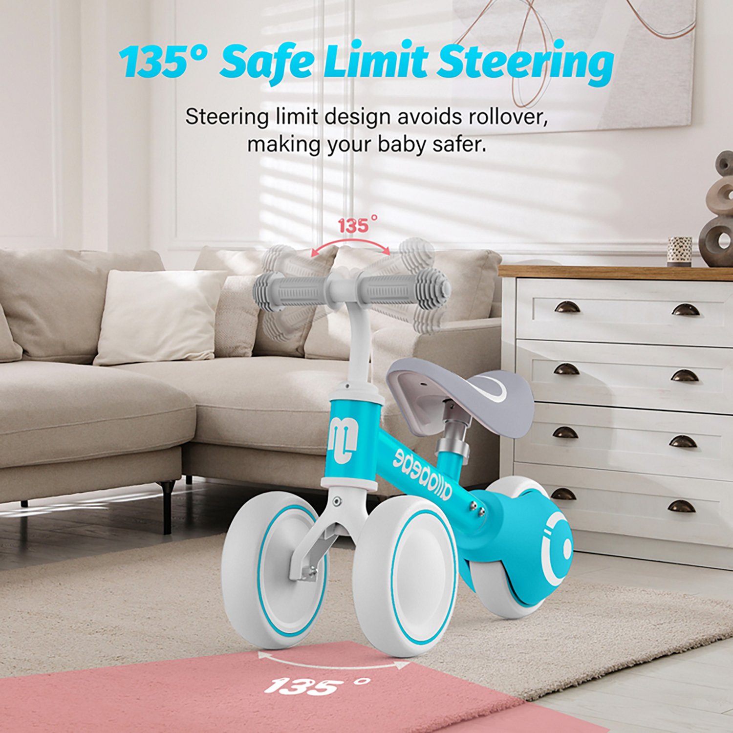 Allobebe Kids' 6" Adjustable 3-Wheel Balance Bike - view number 2