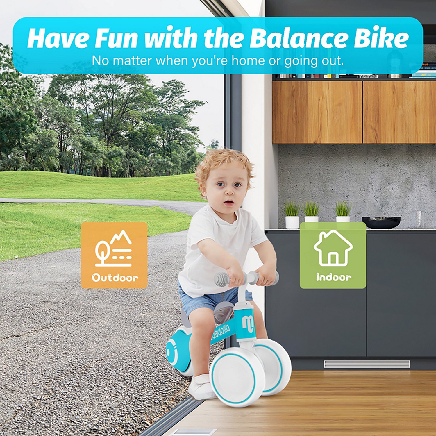 Allobebe Kids' 6" Adjustable 3-Wheel Balance Bike - view number 7