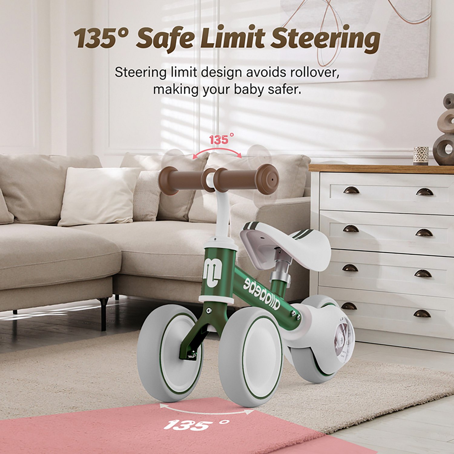 Allobebe Kids' 6" Adjustable 3-Wheel Balance Bike - view number 2