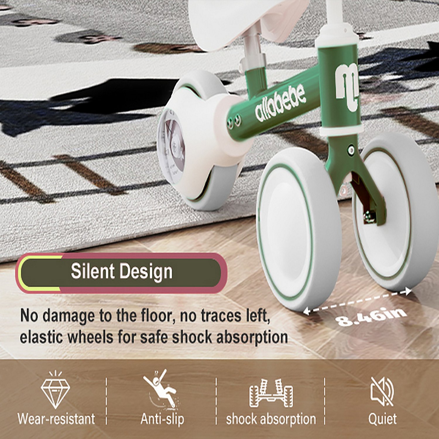Allobebe Kids' 6" Adjustable 3-Wheel Balance Bike - view number 8