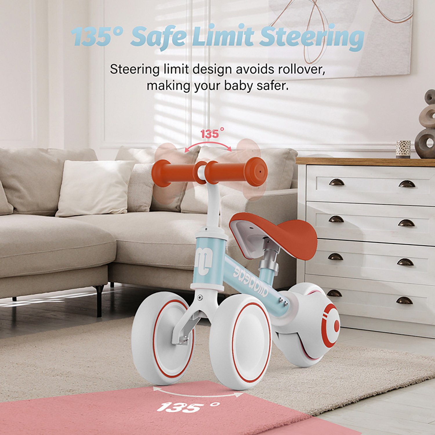 Allobebe Kids' 6" Adjustable 3-Wheel Balance Bike - view number 2