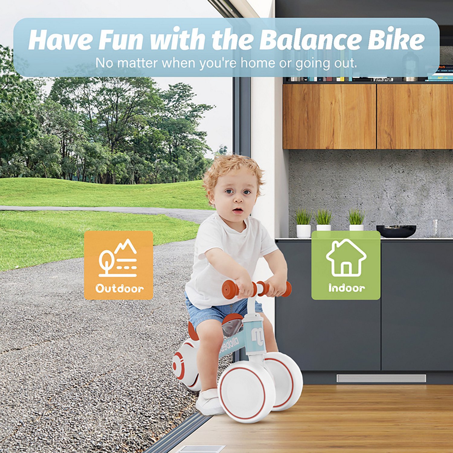 Allobebe Kids' 6" Adjustable 3-Wheel Balance Bike - view number 7