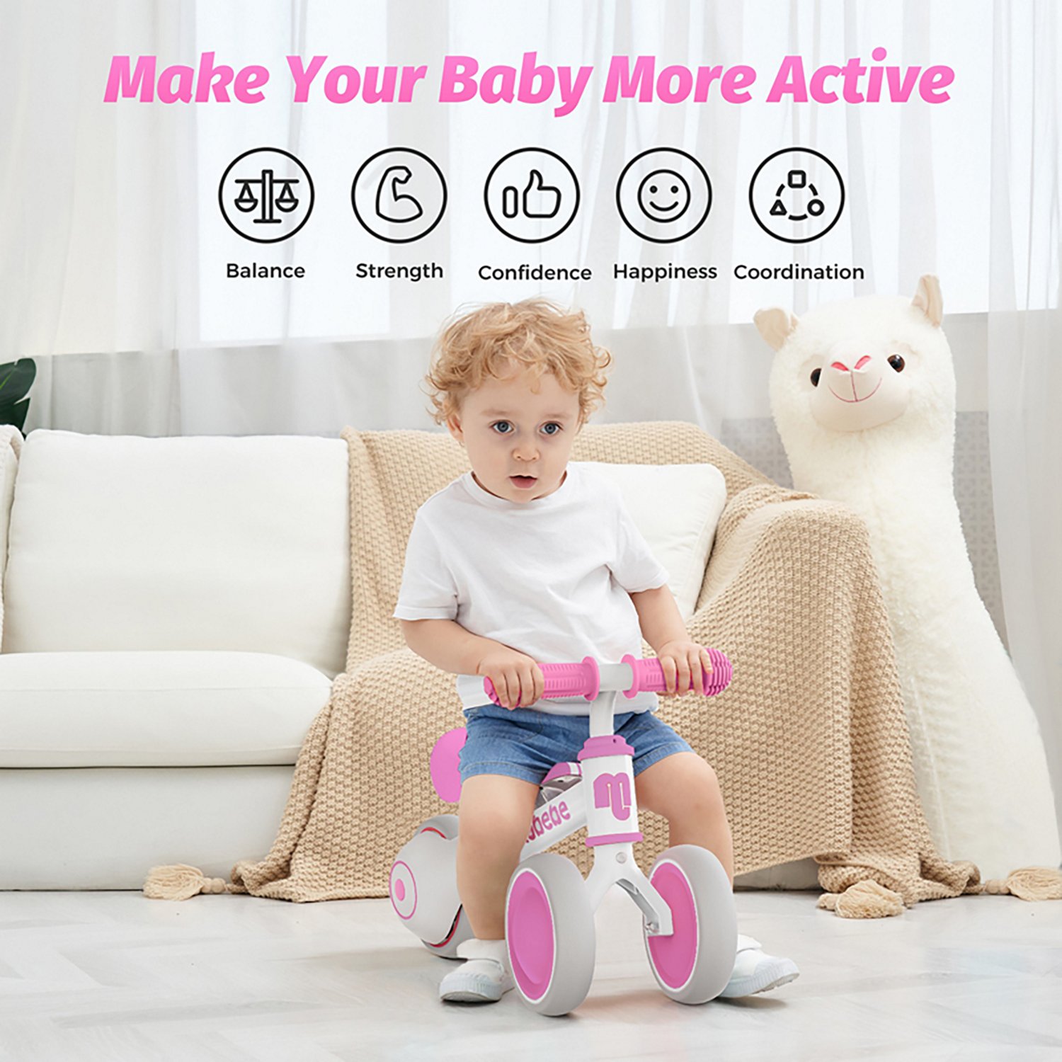Allobebe Kids' 6" Adjustable 3-Wheel Balance Bike - view number 3