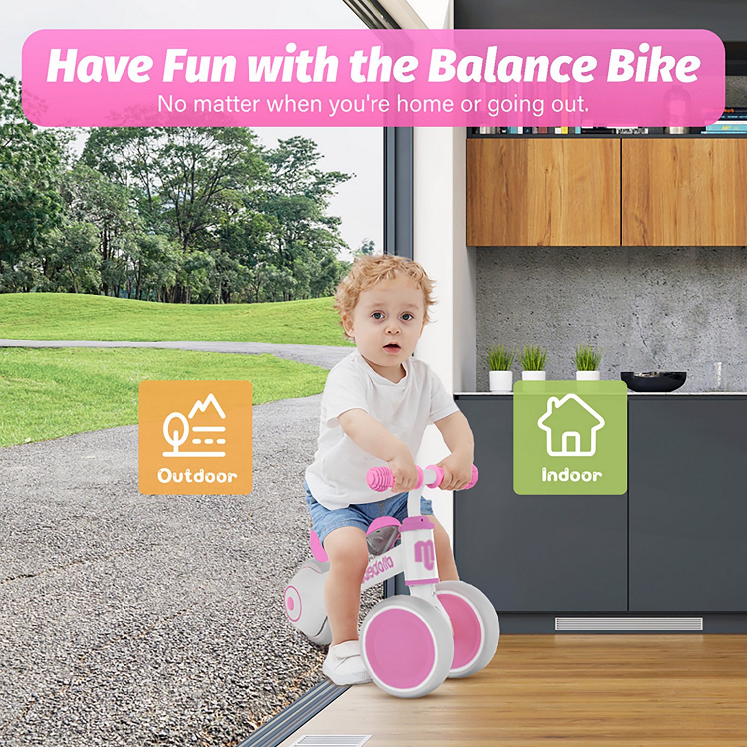Allobebe Kids' 6" Adjustable 3-Wheel Balance Bike - view number 7