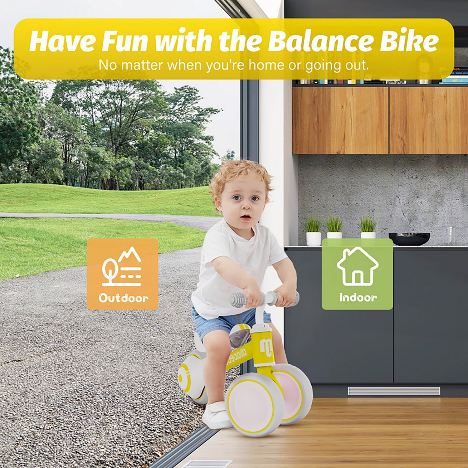 Allobebe Kids' 6" Adjustable 3-Wheel Balance Bike - view number 7