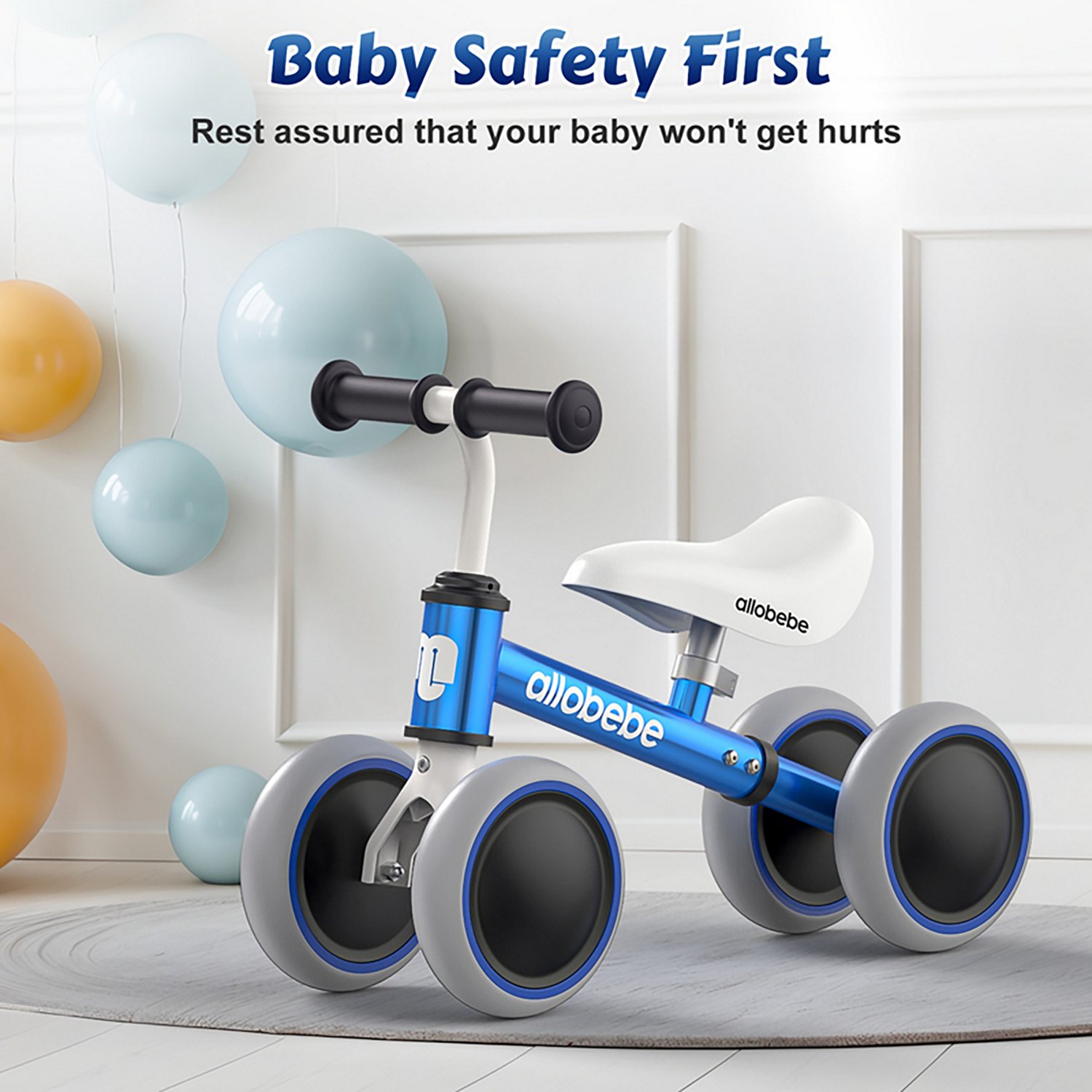 Allobebe Kids' 6" Adjustable 4-Wheel Balance Bike - view number 6