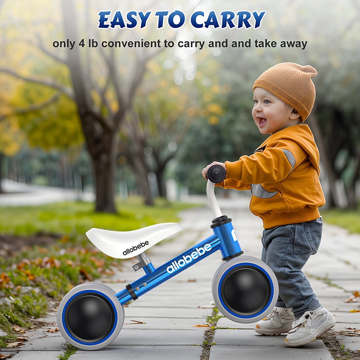 Allobebe Kids' 6" Adjustable 4-Wheel Balance Bike - view number 7