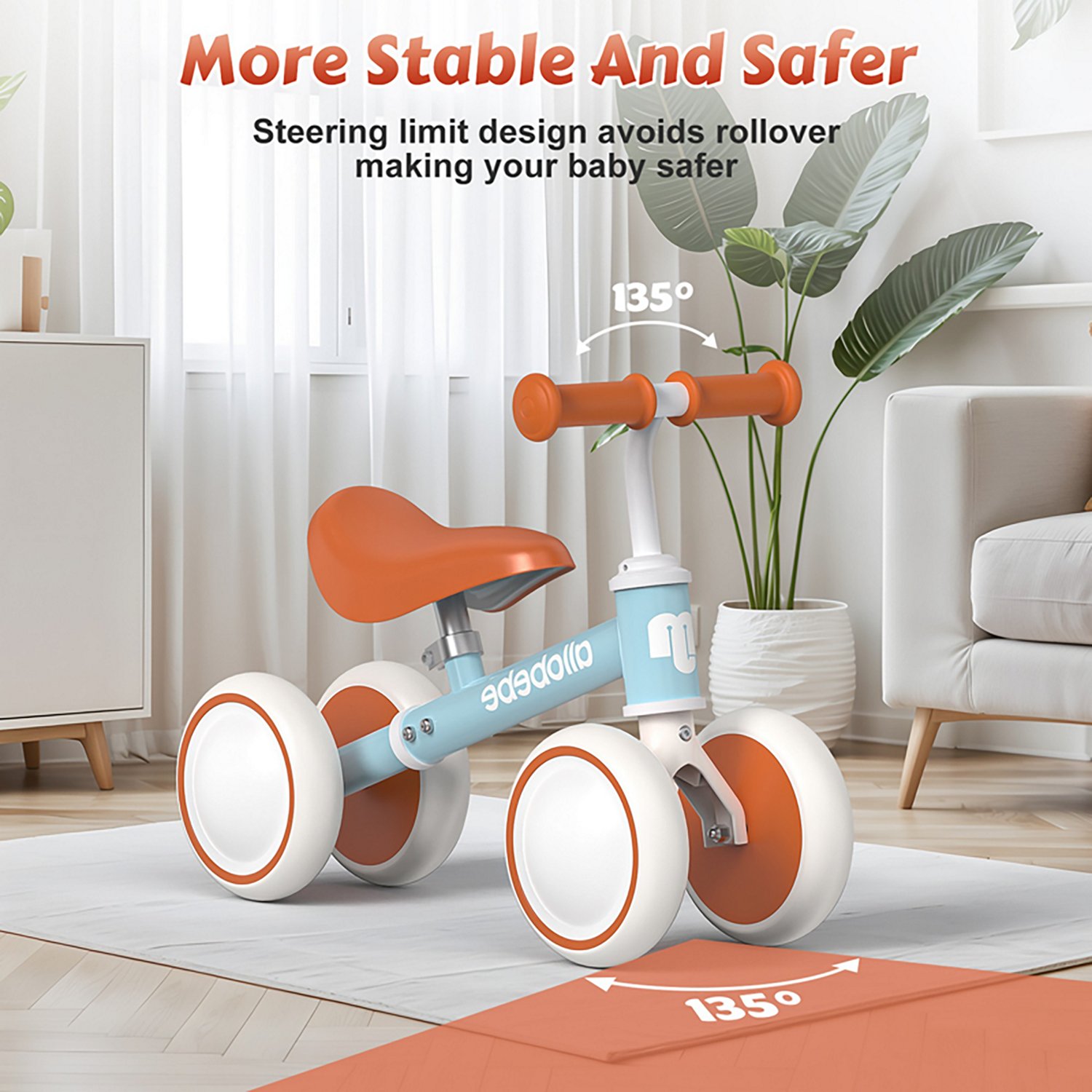 Allobebe Kids' 6" Adjustable 4-Wheel Balance Bike - view number 3