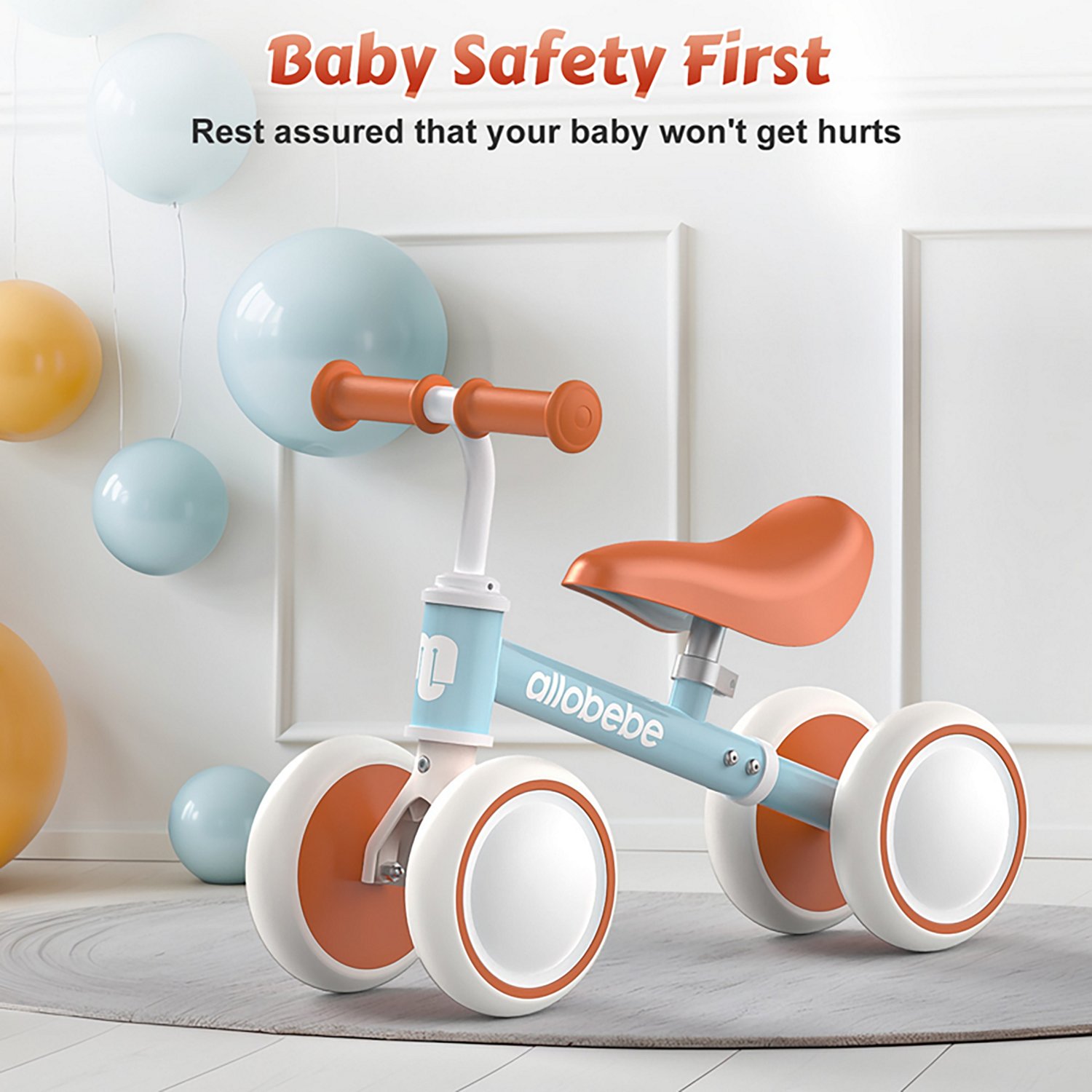 Allobebe Kids' 6" Adjustable 4-Wheel Balance Bike - view number 6
