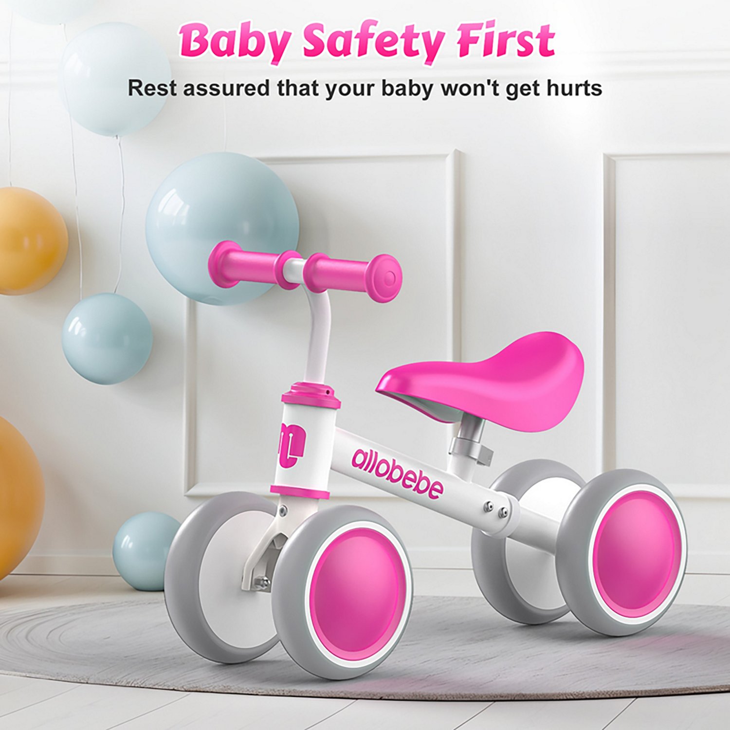 Allobebe Kids' 6" Adjustable 4-Wheel Balance Bike - view number 6