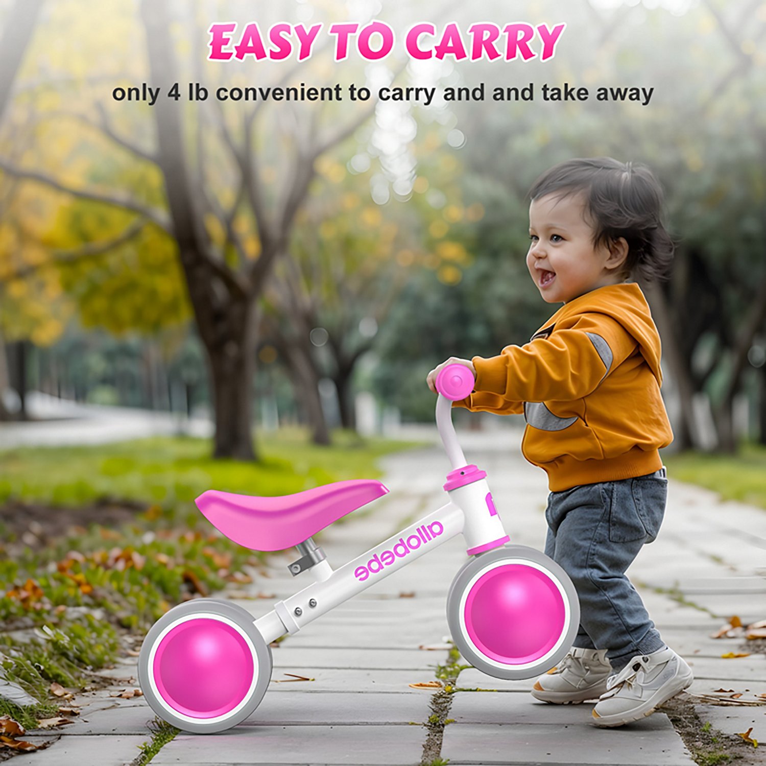 Allobebe Kids' 6" Adjustable 4-Wheel Balance Bike - view number 7