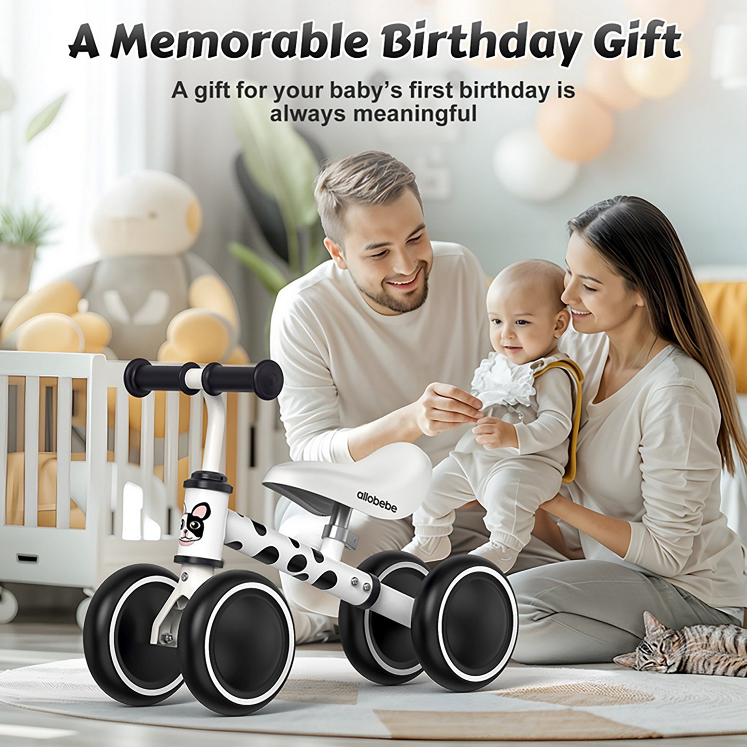 Allobebe Kids' 6" Adjustable 4-Wheel Balance Bike - view number 2