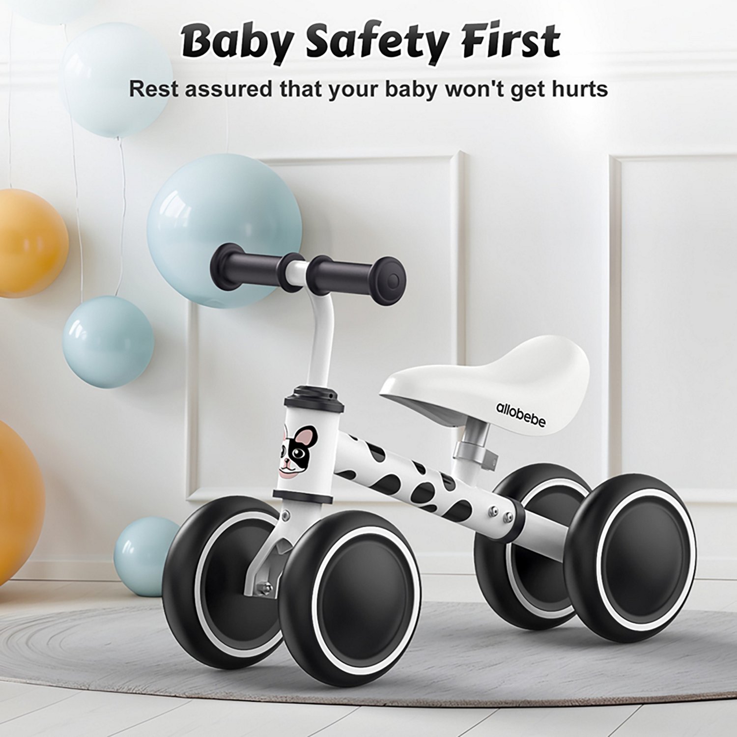 Allobebe Kids' 6" Adjustable 4-Wheel Balance Bike - view number 6