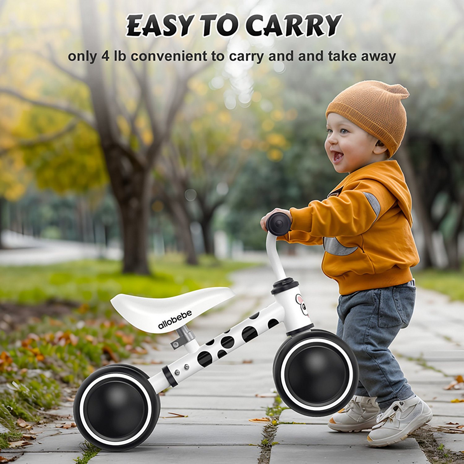 Allobebe Kids' 6" Adjustable 4-Wheel Balance Bike - view number 7