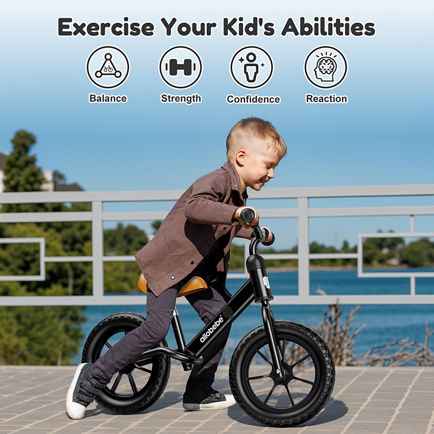 Allobebe Kids' 12" Adjustable Balance Bike - view number 5