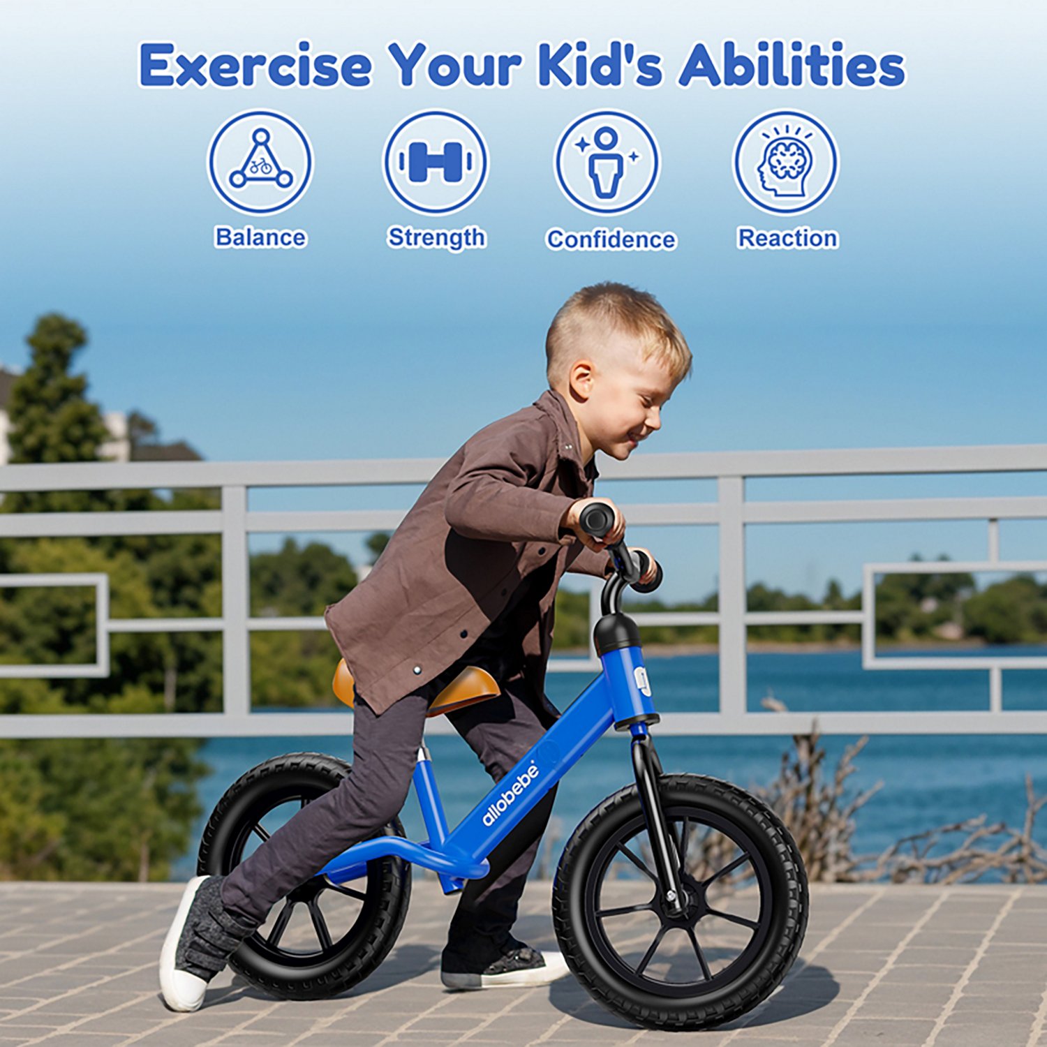 Allobebe Kids' 12" Adjustable Balance Bike - view number 5