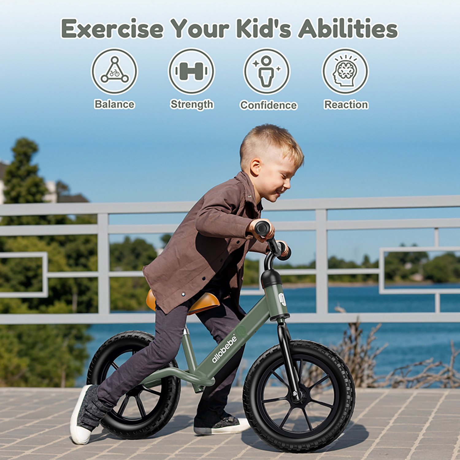Allobebe Kids' 12" Adjustable Balance Bike - view number 5