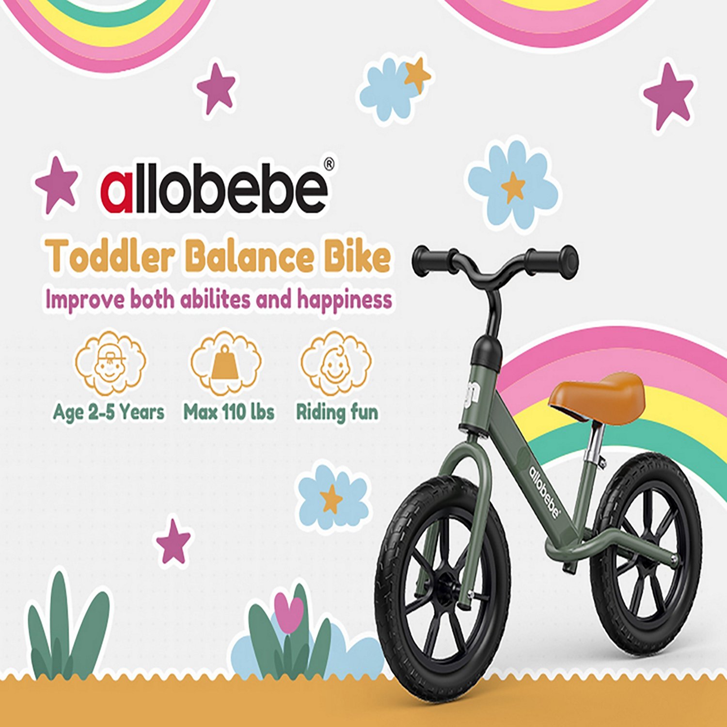 Allobebe Kids' 12" Adjustable Balance Bike - view number 8