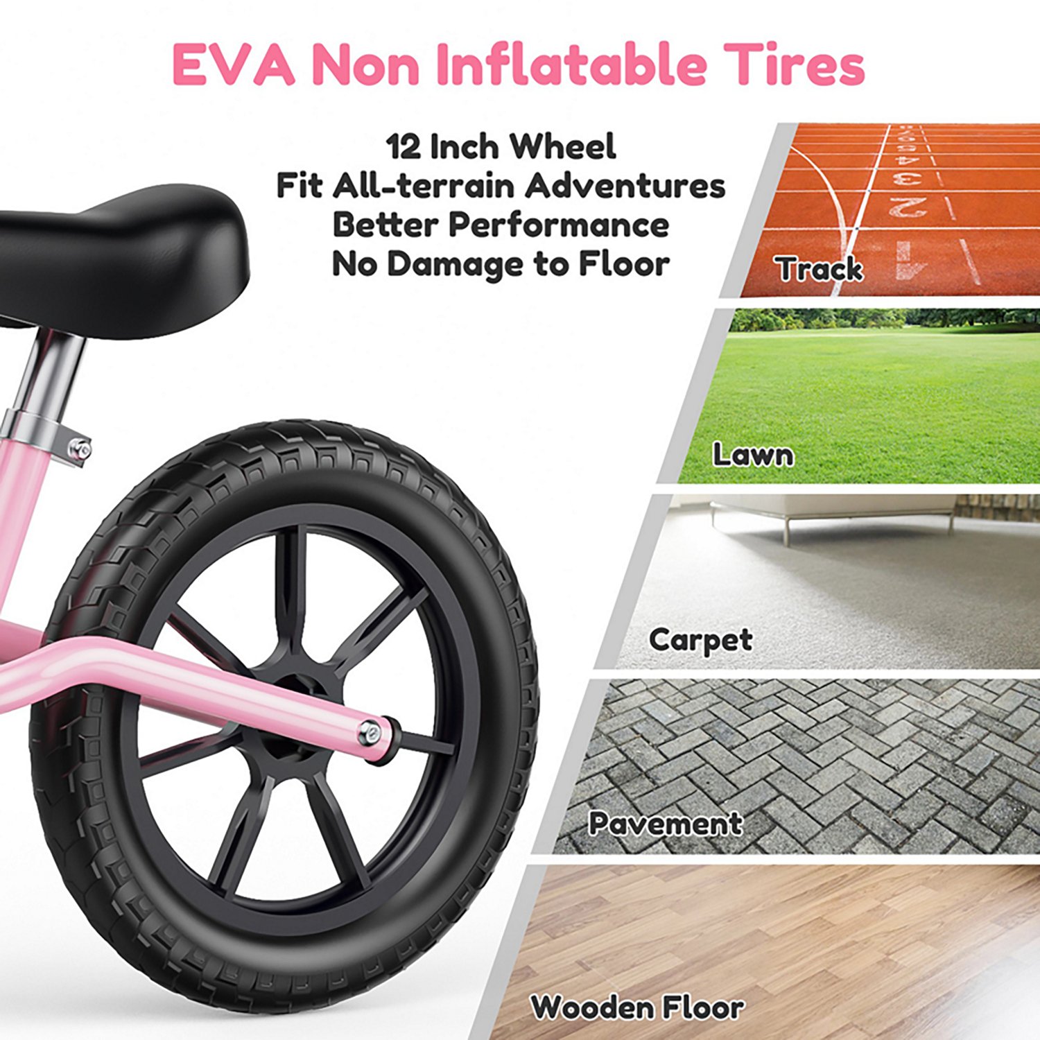 Allobebe Kids' 12" Adjustable Balance Bike - view number 2