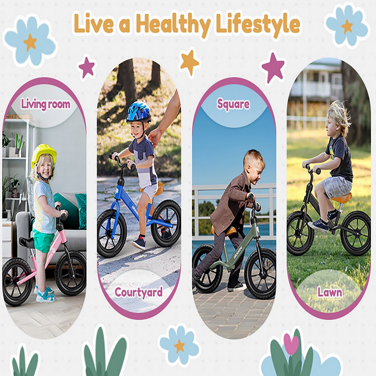 Allobebe Kids' 12" Adjustable Balance Bike - view number 8