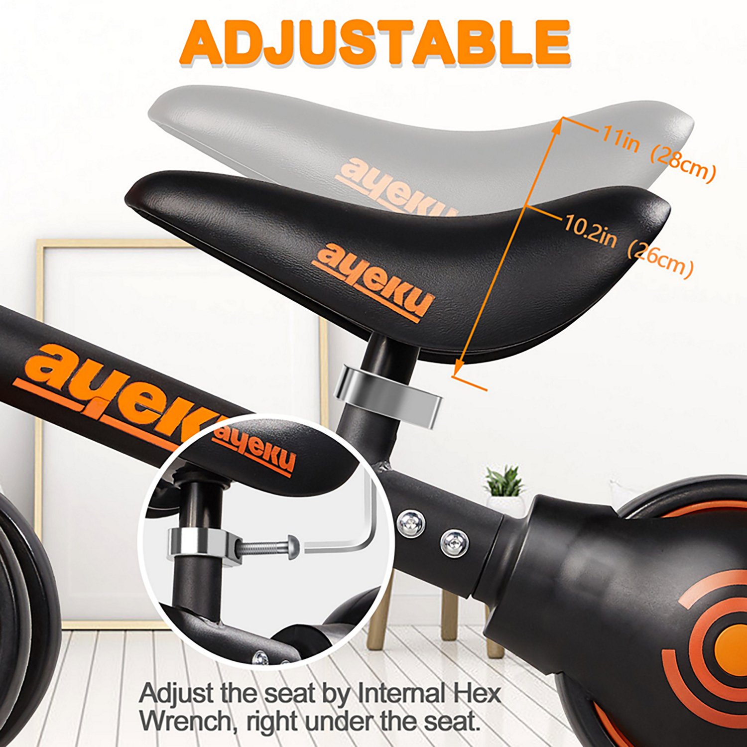 Ayeku Kids' 6" Adjustable Balance Bike - view number 2