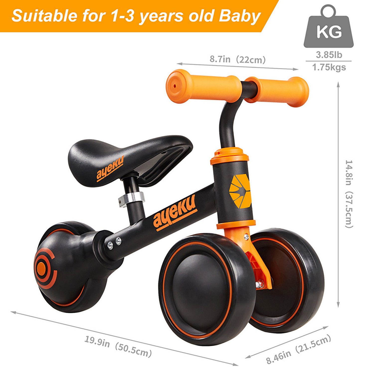 Ayeku Kids' 6" Adjustable Balance Bike - view number 3