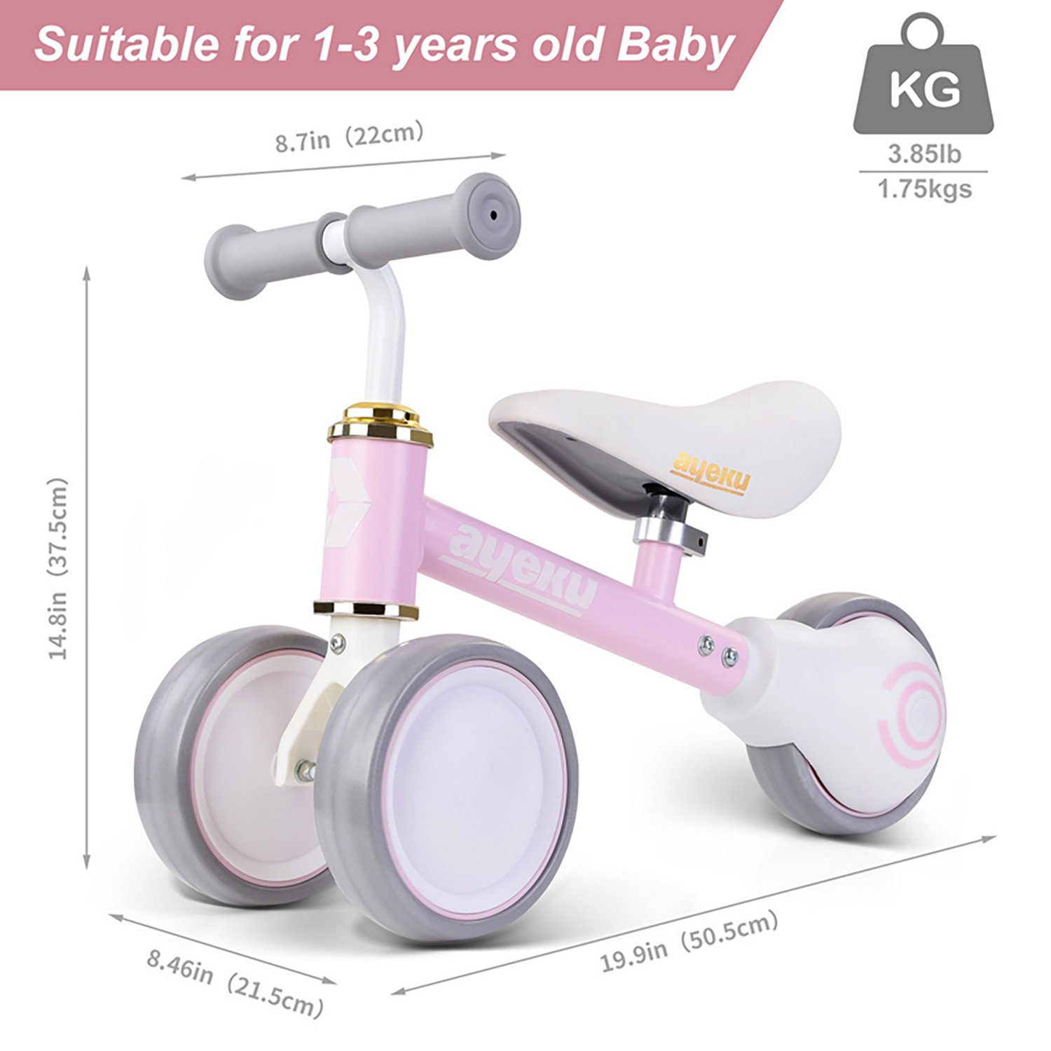 Ayeku Kids' 6" Adjustable Balance Bike - view number 4