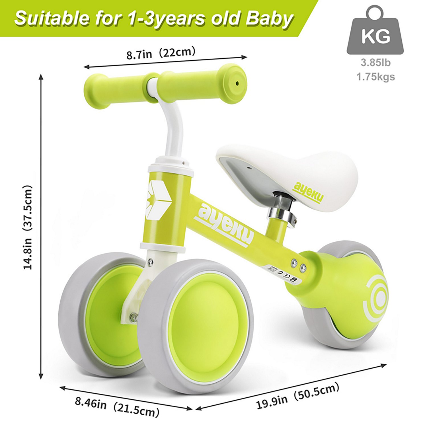 Ayeku Kids' 6" Adjustable Balance Bike - view number 2