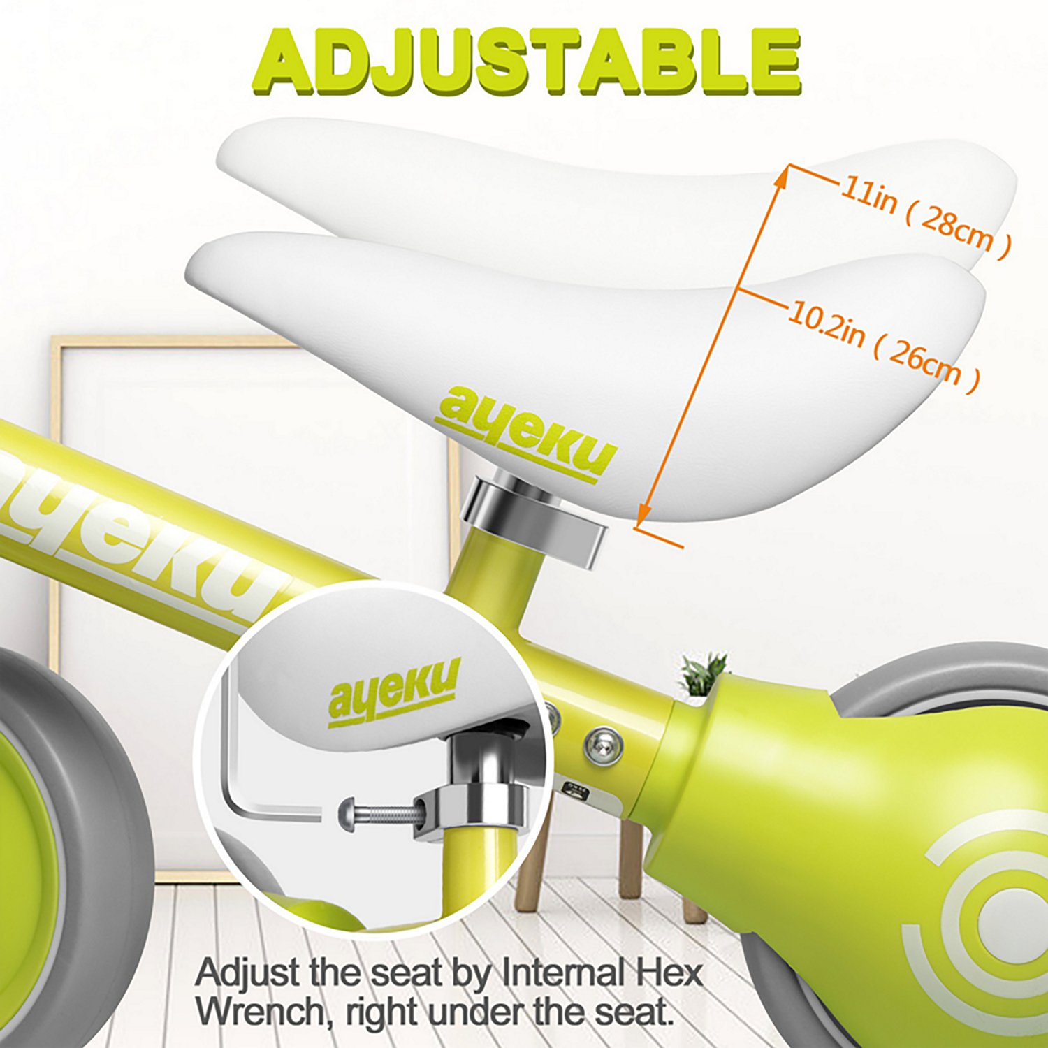 Ayeku Kids' 6" Adjustable Balance Bike - view number 4