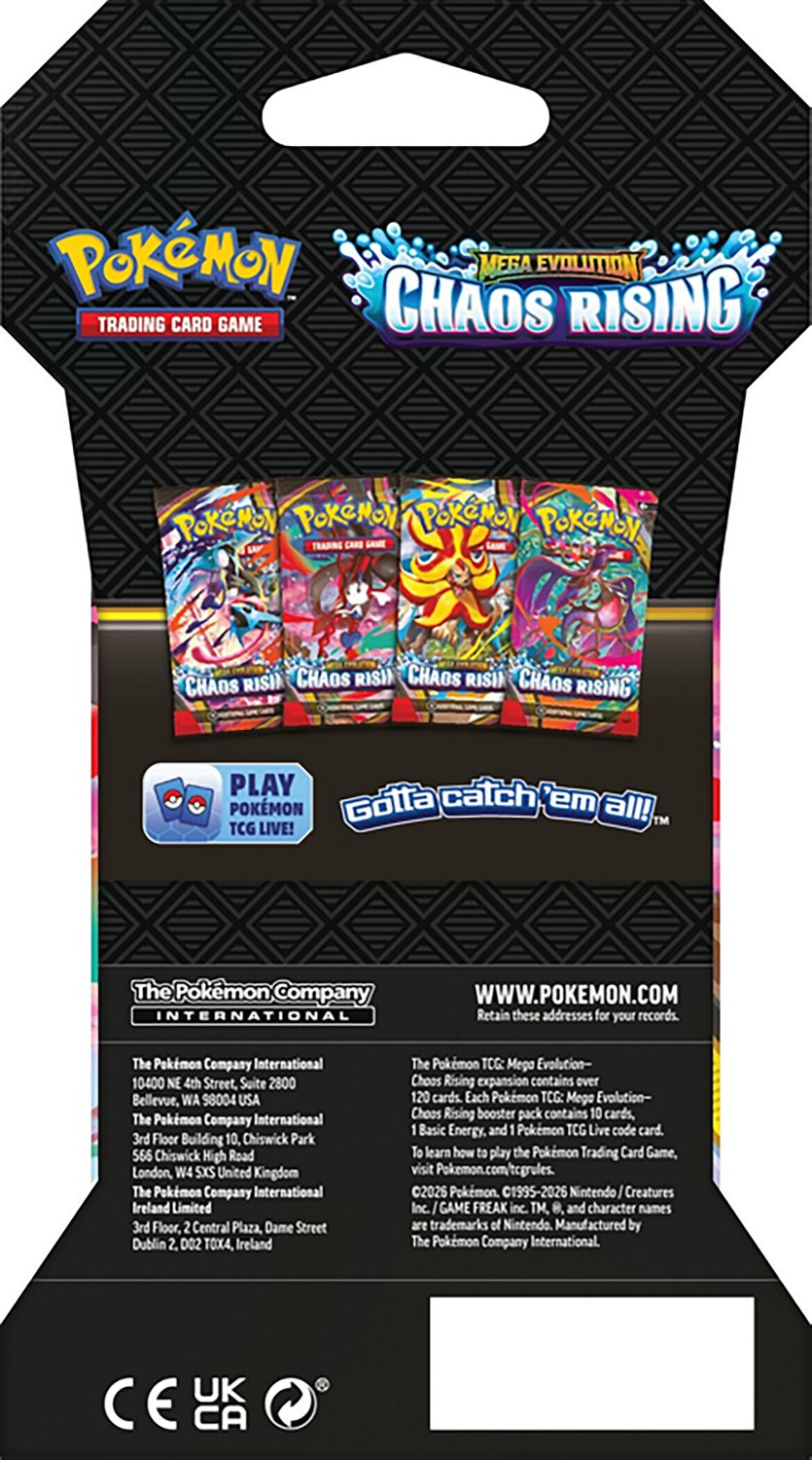 Pokemon Mega Evolutions 4: Chaos Rising Sleeved Booster Pack - view number 2