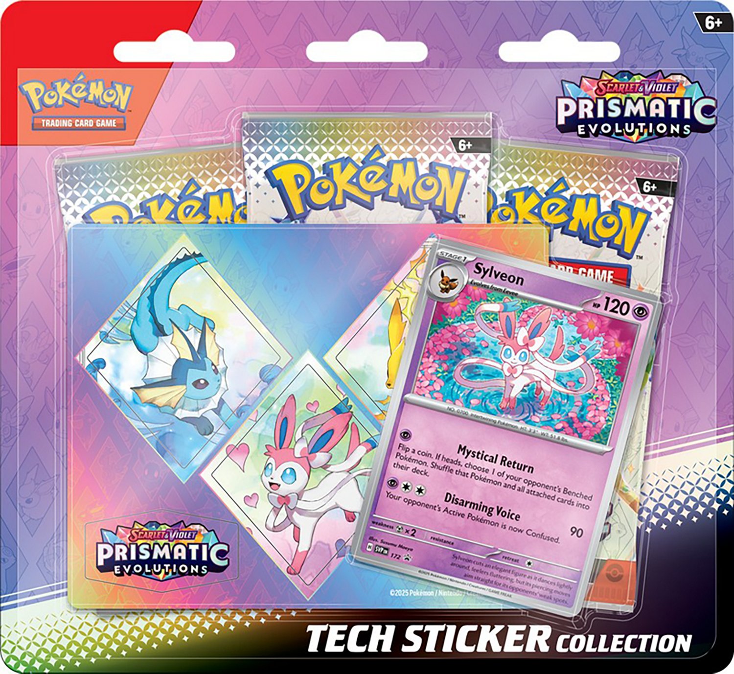 Pokemon Scarlet and Violet 8.5 Prismatic Evolutions Tech Sticker Collection - view number 2