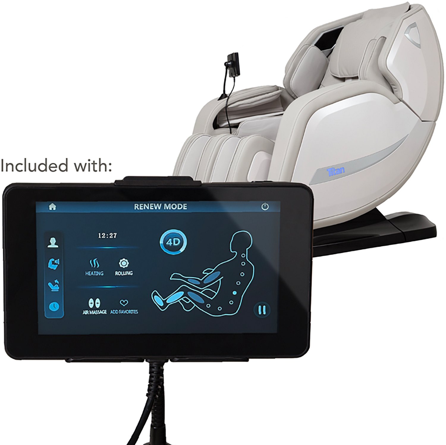 Osaki Titan Advent 4D Zero Gravity Massage Chair with Spinning Calf