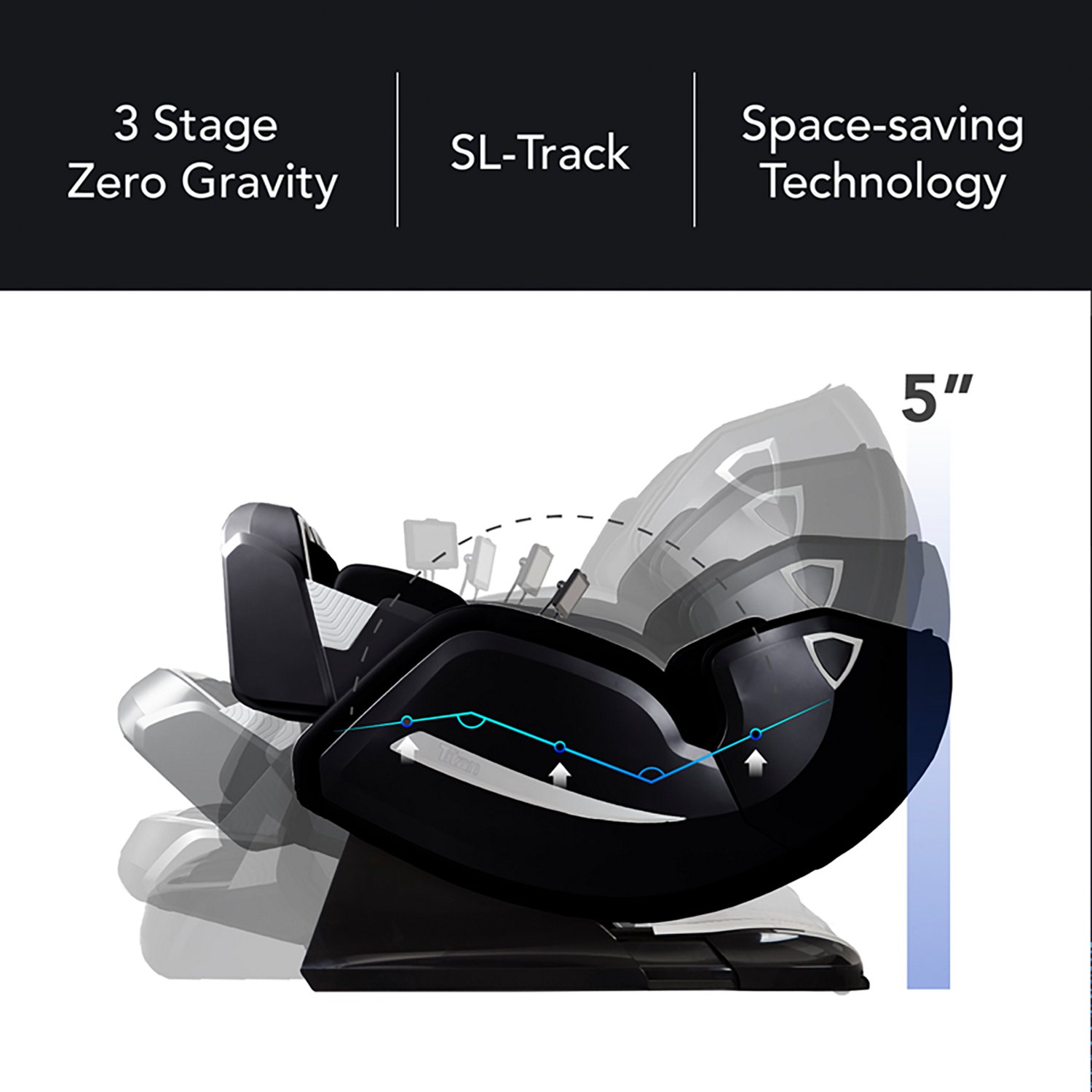Osaki Titan Advent 4D Zero Gravity Massage Chair with Spinning Calf Massage - view number 6