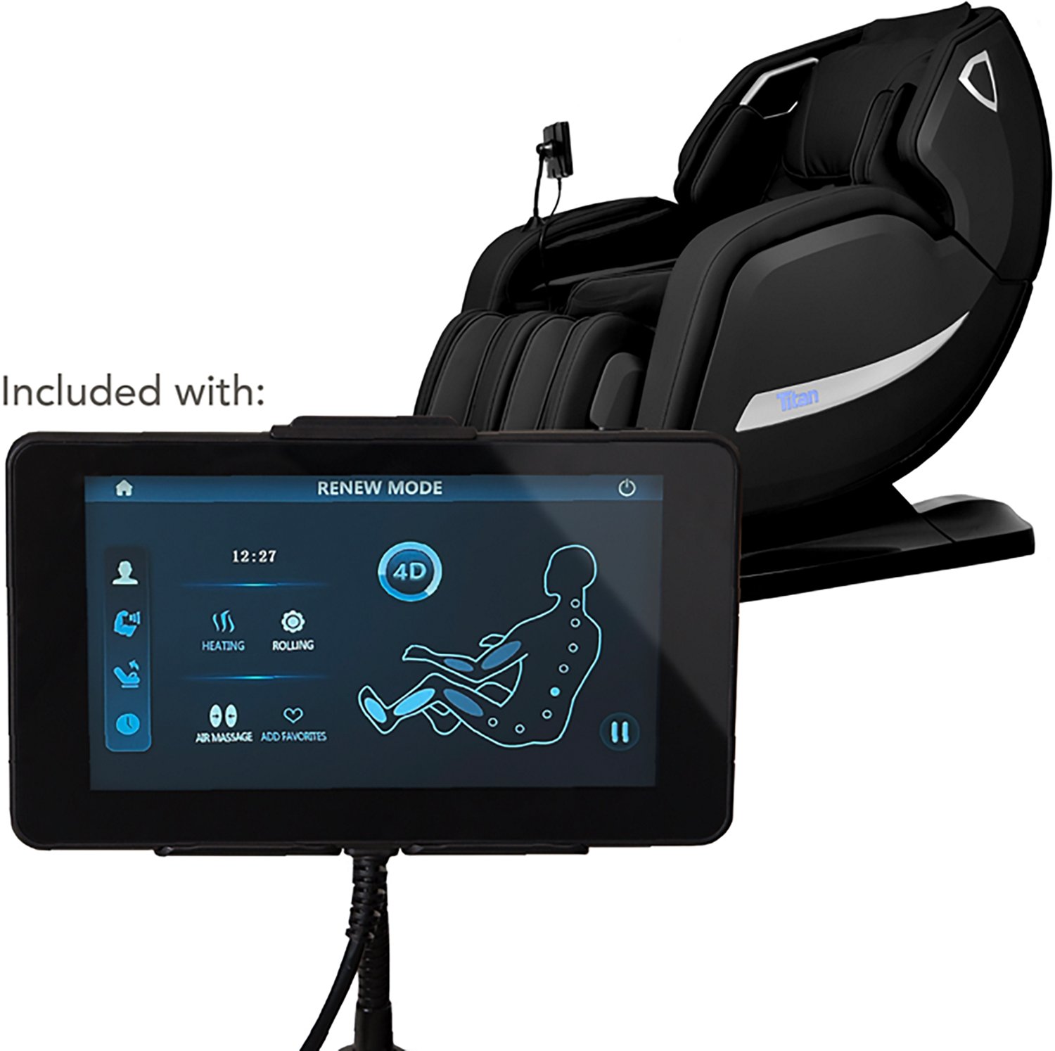 Osaki Titan Advent 4D Zero Gravity Massage Chair with Spinning Calf Massage - view number 7