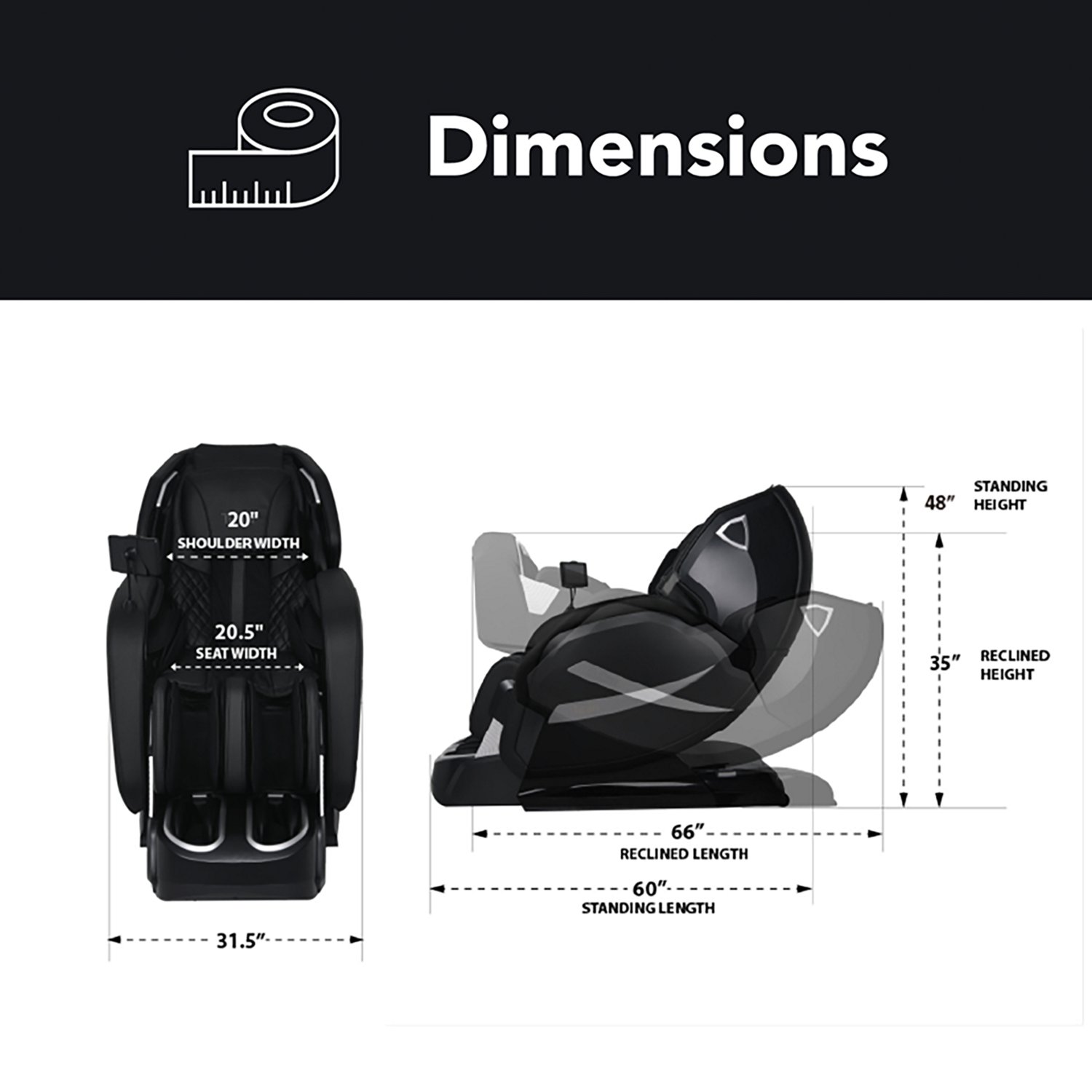 Osaki Titan Advent 4D Zero Gravity Massage Chair with Spinning Calf Massage - view number 8