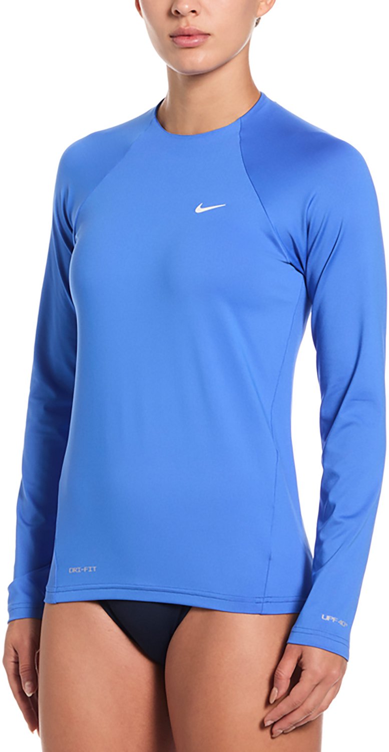 Nike Women's Essential Long Sleeve Hydroguard Rash Guard