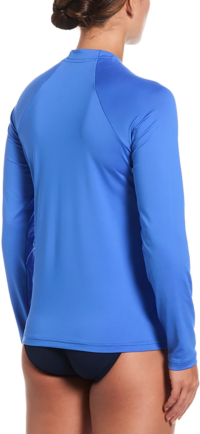 Nike Women's Essential Long Sleeve Hydroguard Rash Guard                                                                         - view number 2