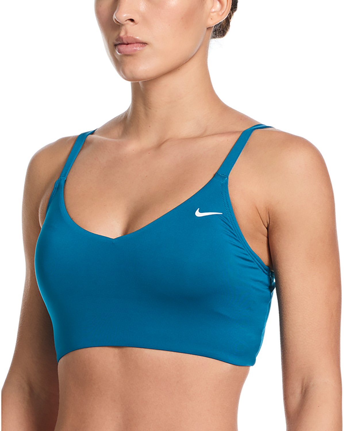 Nike Women's Effortless Essential V-Neck Midkini Swim Top