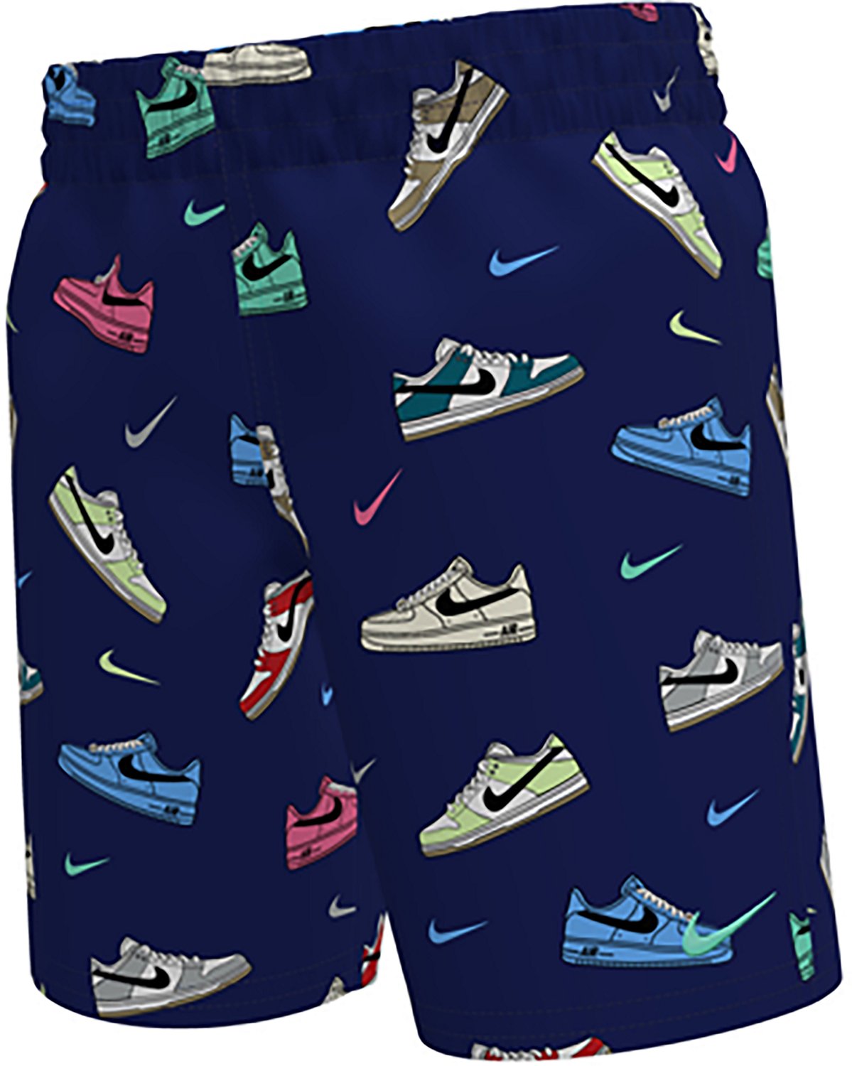 Nike Boys’ Solid Long Sleeve Hydroguard and Multi Sneaker 5" Volley Set - view number 3