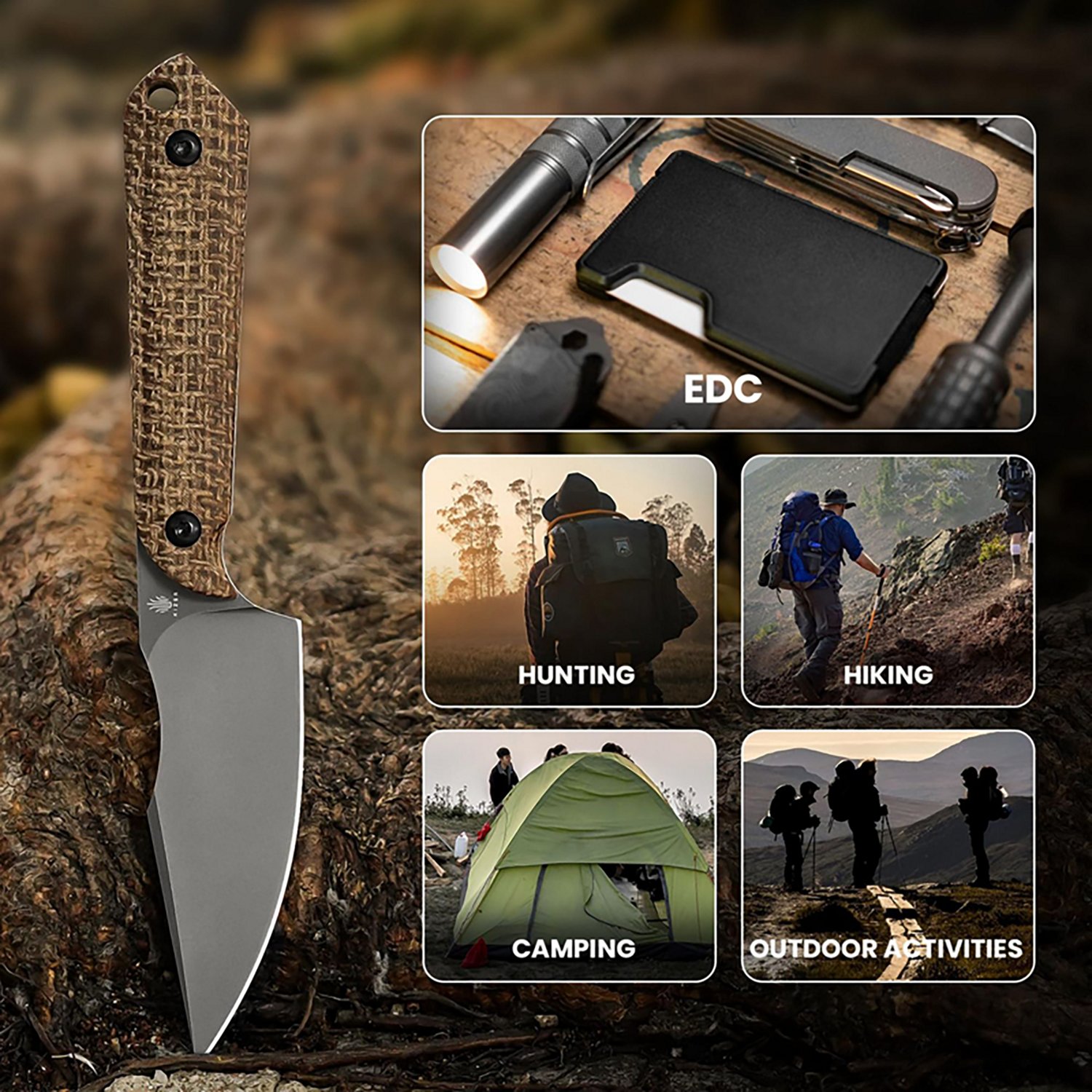 Kizer Mini Harpoon Fixed Blade Knife - view number 7