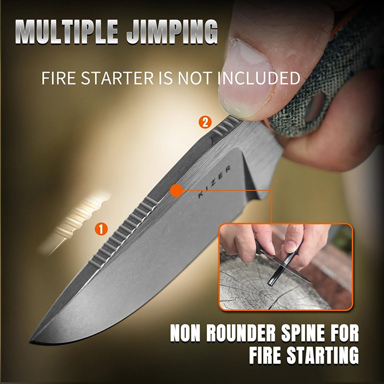 Kizer Hare Fixed Blade Knife - view number 4