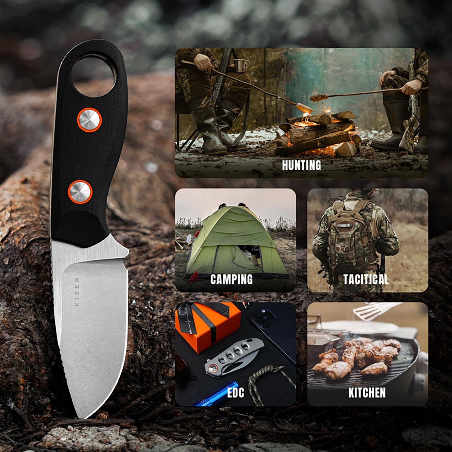 Kizer Beaver Fixed Blade Knife - view number 6