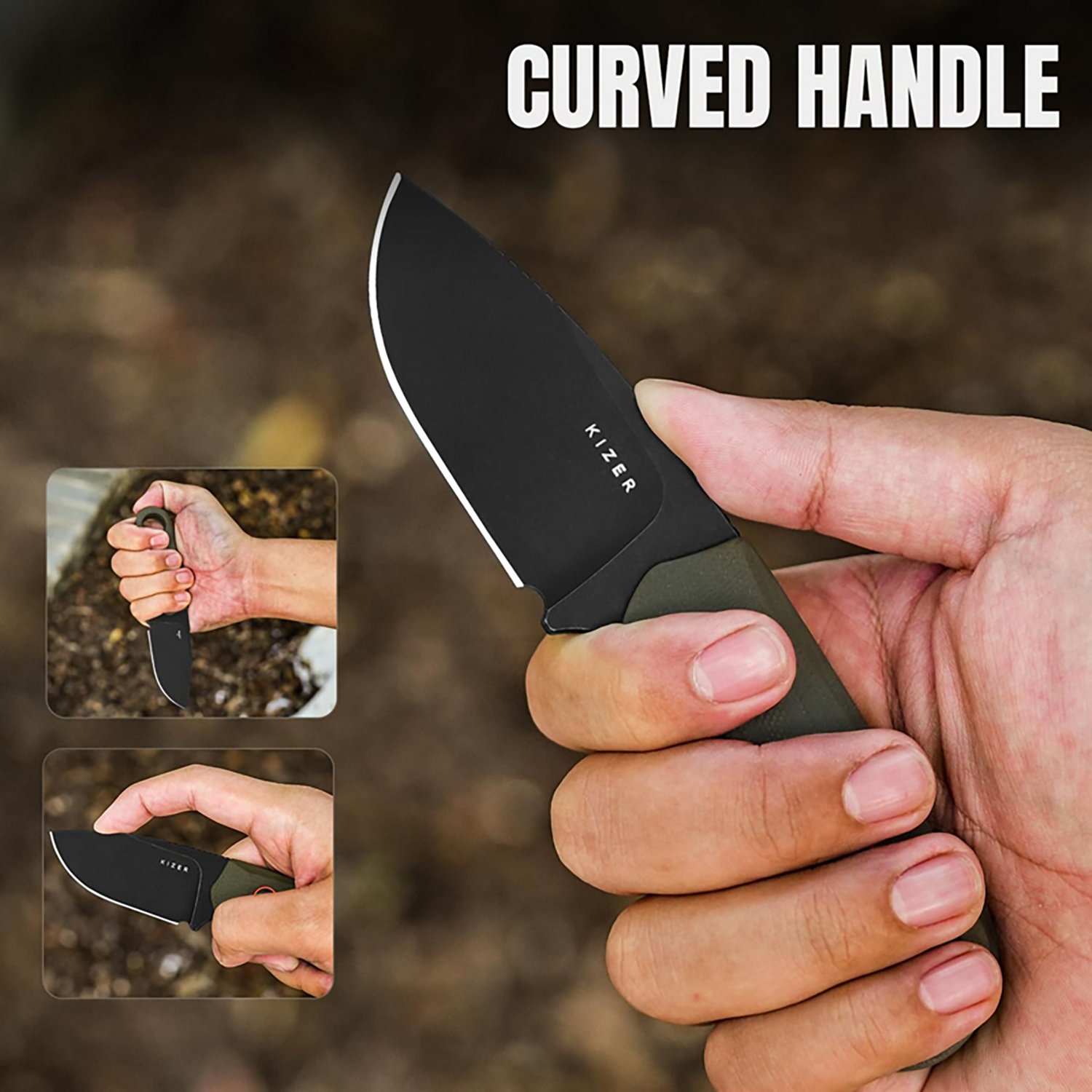 Kizer Beaver Fixed Blade Knife - view number 4