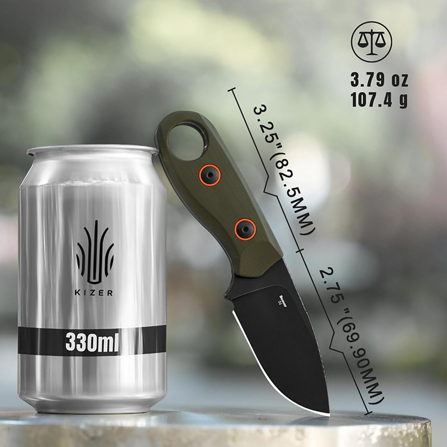 Kizer Beaver Fixed Blade Knife - view number 7